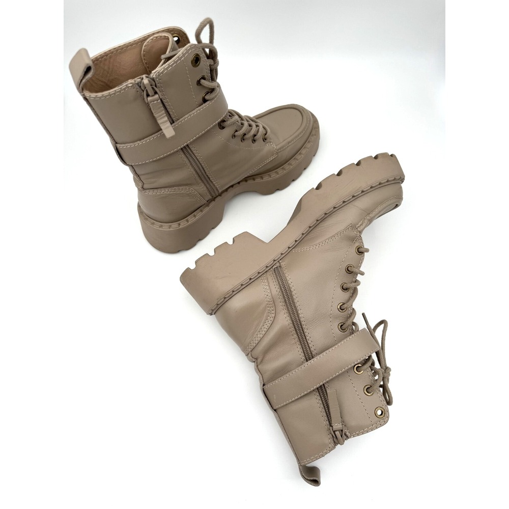 Uterque Women's Leather Ankle Boots 5108/880/040 /Size 7.5 US / Removable Buckle - Picture 10 of 14
